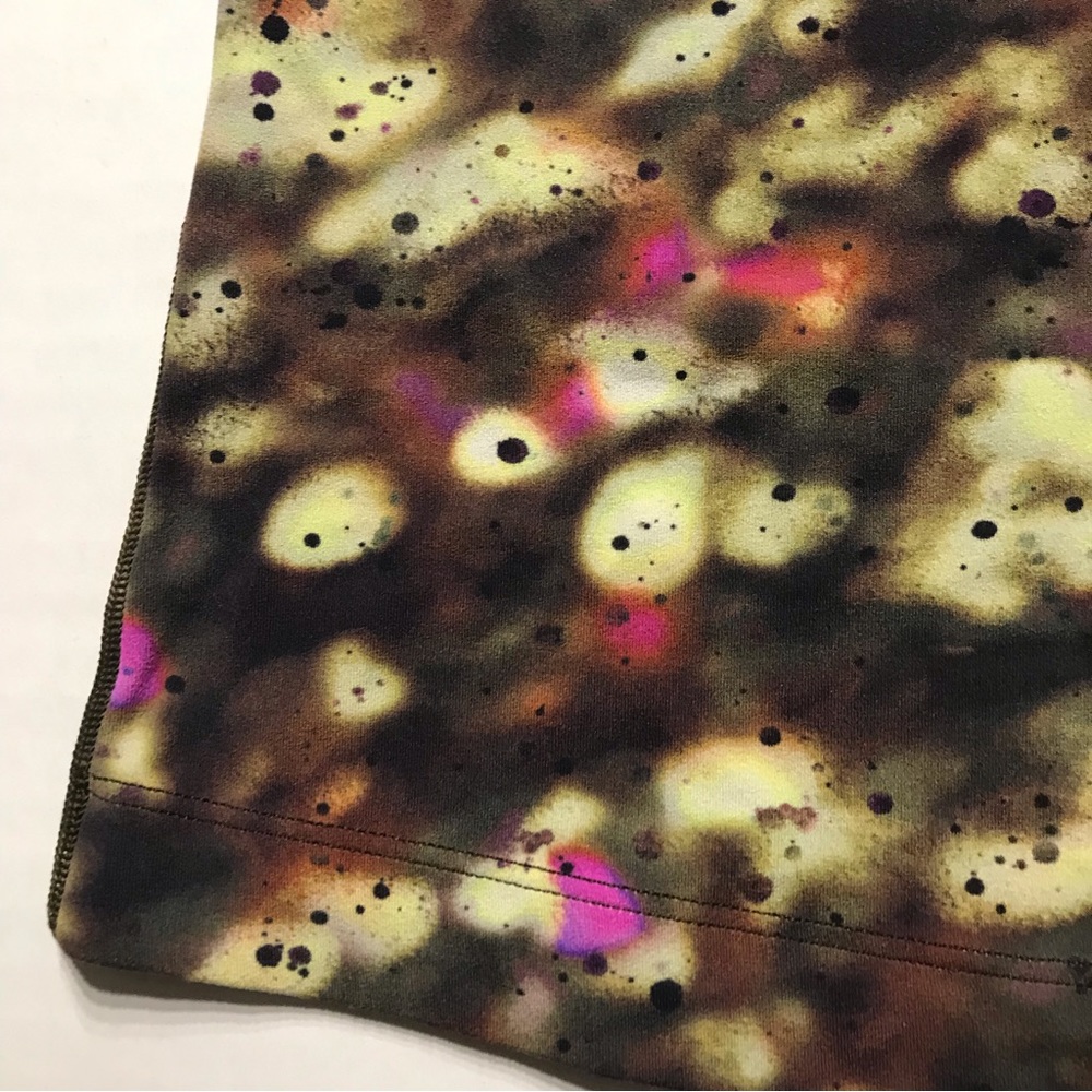 Lululemon Cool Racerback Short Tank Top *Nulu Soft Focus Splatter Green Multi 6 - Picture 3 of 6